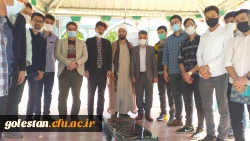 محفل انس با قرآن کریم و غبار روبی و عطر افشانی مزار شهید گمنام حوزه منتظریه گنبد کاووس  3