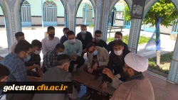 محفل انس با قرآن کریم و غبار روبی و عطر افشانی مزار شهید گمنام حوزه منتظریه گنبد کاووس  4