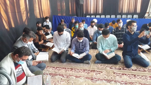 محفل انس با قرآن کریم و غبار روبی و عطر افشانی مزار شهید گمنام حوزه منتظریه گنبد کاووس  6