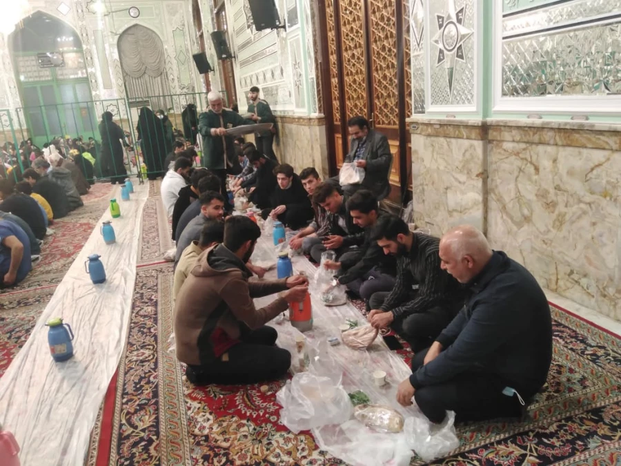 برگزاری طرح معنوی ضیافت شهدا توسط پردیس آیت الله خامنه ای گرگان 5