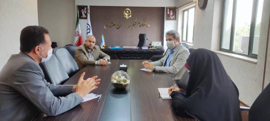 بازدید ناظرین فعالیت های فرهنگی و اجتماعی دانشگاه فرهنگیان از فعالیت های مدیریت و پردیس های استان گلستان 6