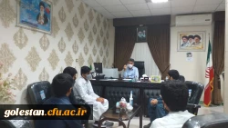 هم اندیشی جمعی از دانشجو معلمان رشته تربیت بدنی با میردیلمی سرپرست واحد دانشگاهی  4