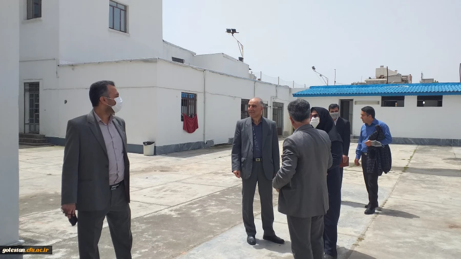 بازدید مسئولان هیئت نظارت بر دانشگاه های استان از واحد دانشگاهی شهید بهشتی گنبد کاووس  2