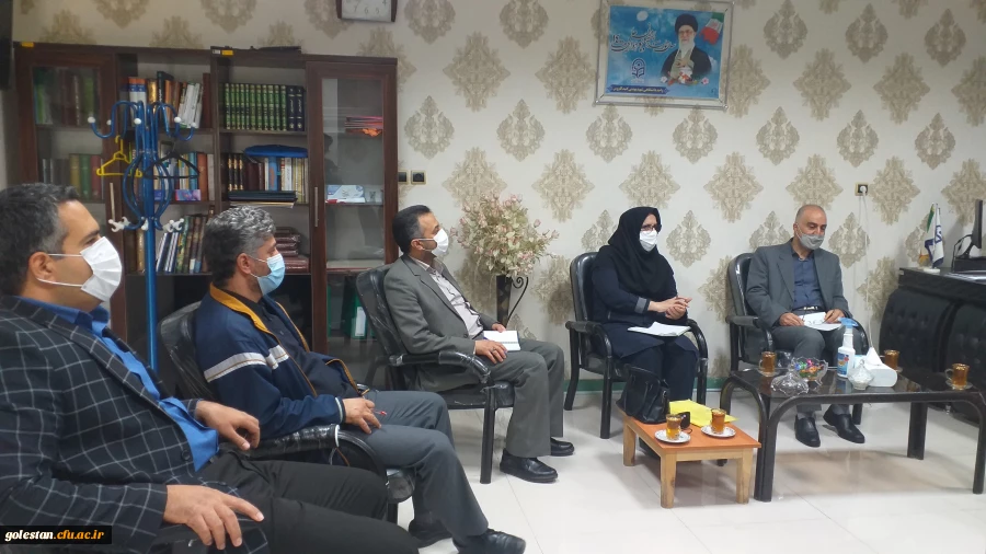 بازدید مسئولان هیئت نظارت بر دانشگاه های استان از واحد دانشگاهی شهید بهشتی گنبد کاووس  11