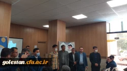 رونمایی از سه کتاب جدید دانشجو معلمان واحد دانشگاهی شهید بهشتی گنبد کاووس در دهه سرآمدی آموزش باحضور دکتر شادمهر نماینده مردم گنبد کاووس در مجلس شورای اسلامی  11