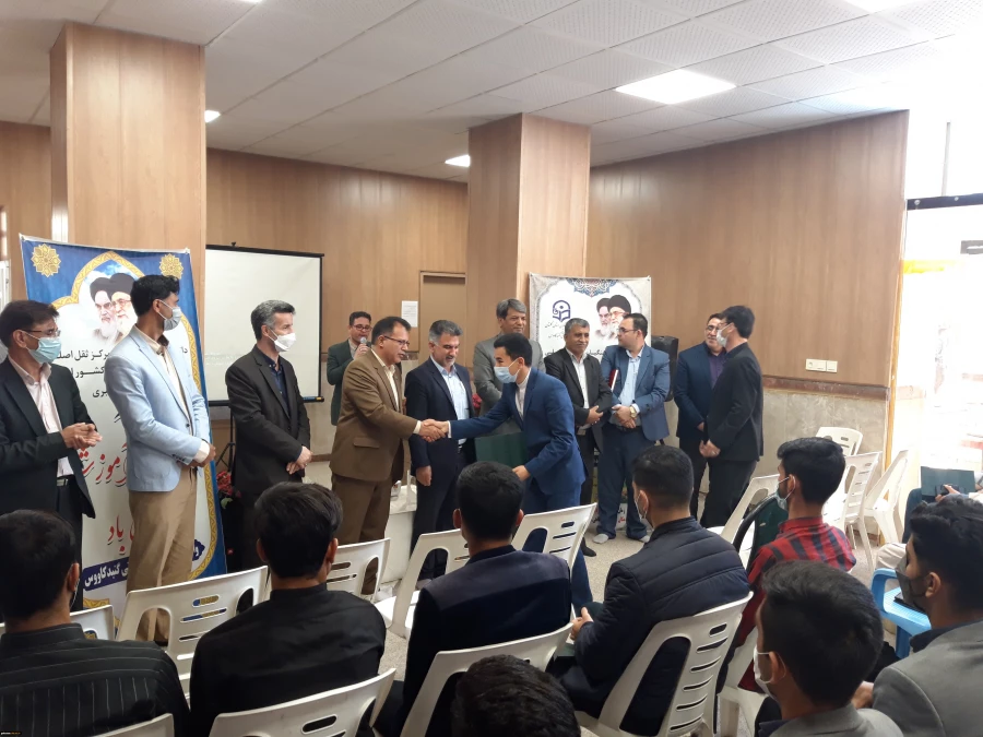 مراسم دهه سرآمدی آموزش در واحد دانشگاهی شهید بهشتی گنبد برگزار شد. 12