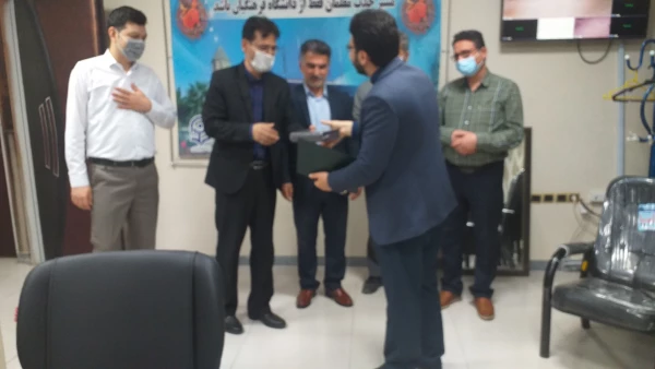 قدر دانی سید رحمت اله میر دیلمی سرپرست واحد دانشگاهی شهید بهشتی گنبد کاووس از زحمات احسان قره داغلی در حوزه روابط عمومی واحد دانشگاهی  4