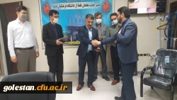 قدر دانی سید رحمت اله میر دیلمی سرپرست واحد دانشگاهی شهید بهشتی گنبد کاووس از زحمات احسان قره داغلی در حوزه روابط عمومی واحد دانشگاهی  6