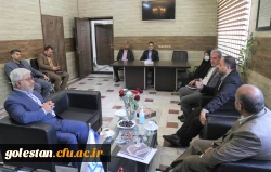 بازدید اعضای کمیسیون شورای تامین استان گلستان از دانشگاه فرهنگیان پردیس امام خمینی(ره) گرگان .  2