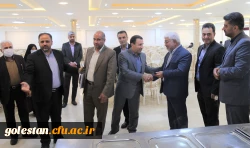 بازدید اعضای کمیسیون شورای تامین استان گلستان از دانشگاه فرهنگیان پردیس امام خمینی(ره) گرگان .  2