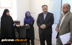 بازدید اعضای کمیسیون شورای تامین استان گلستان از دانشگاه فرهنگیان پردیس امام خمینی(ره) گرگان .  2
