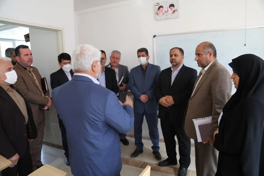 بازدید اعضای کمیسیون شورای تامین استان گلستان از دانشگاه فرهنگیان پردیس امام خمینی(ره) گرگان .  2