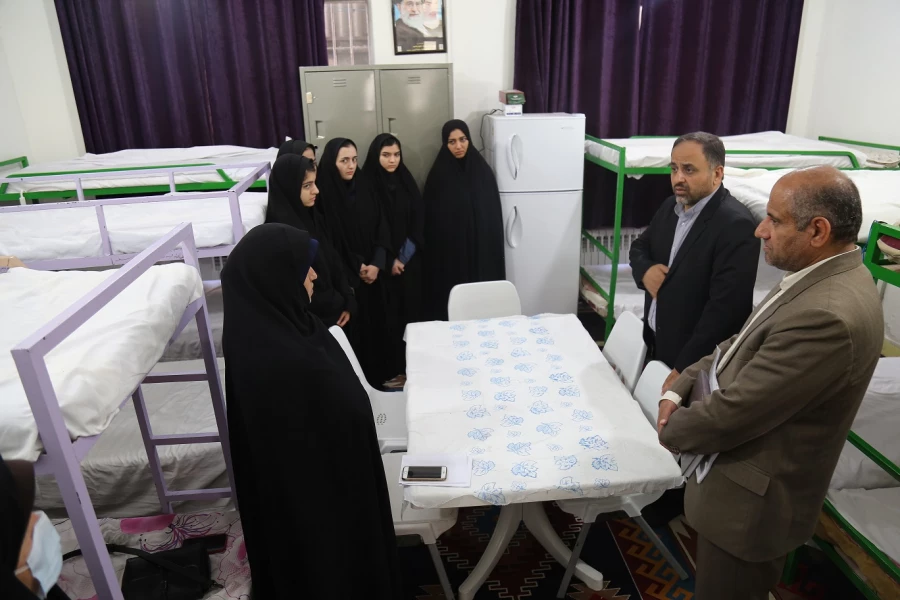 بازدید اعضای کمیسیون شورای تامین استان گلستان از دانشگاه فرهنگیان پردیس امام خمینی(ره) گرگان .  2