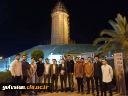 پیاده روی جمعی از دانشجومعلمان به همراه میردیلمی سرپرست واحد دانشگاهی شهید بهشتی گنبد کاووس 2