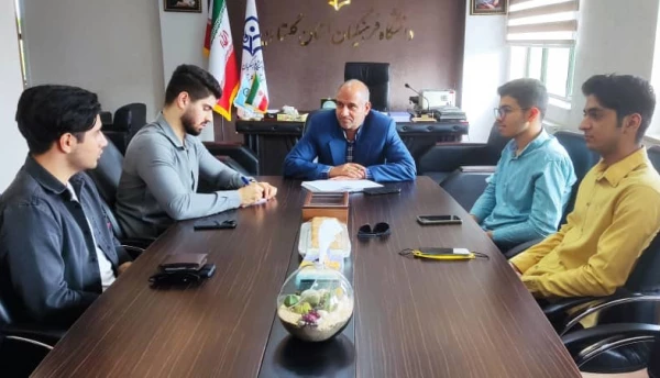 دیدار دکتر کیخا سرپرست دانشگاه فرهنگیان گلستان و پردیس آیت الله خامنه ای با اعضای جدید شورای صنفی پردیس 
 2