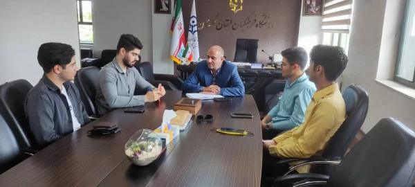 دیدار دکتر کیخا سرپرست دانشگاه فرهنگیان گلستان و پردیس آیت الله خامنه ای با اعضای جدید شورای صنفی پردیس 
 2