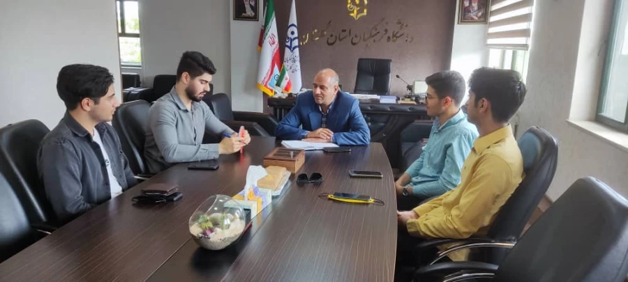 دیدار دکتر کیخا سرپرست دانشگاه فرهنگیان گلستان و پردیس آیت الله خامنه ای با اعضای جدید شورای صنفی پردیس 
 2