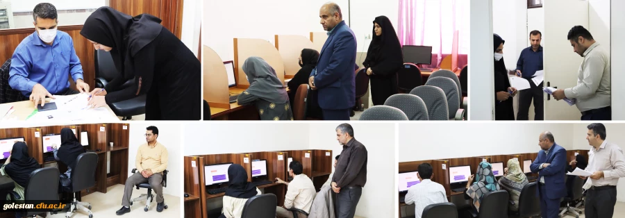 برگزاری آزمون جامع حضوری، الکترونیکی مهارت آموزان در پردیس های استان گلستان 2