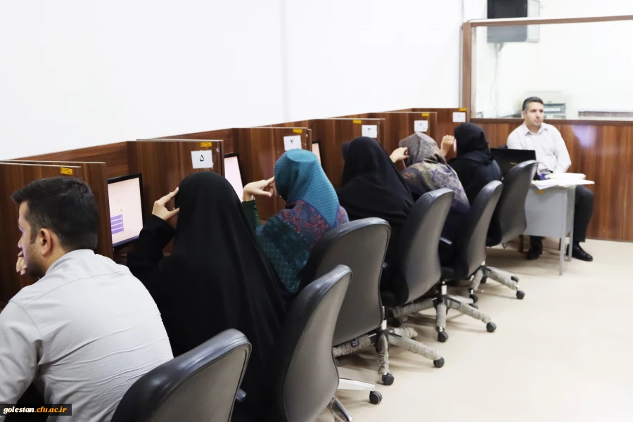 برگزاری آزمون جامع حضوری، الکترونیکی مهارت آموزان در پردیس های استان گلستان 7