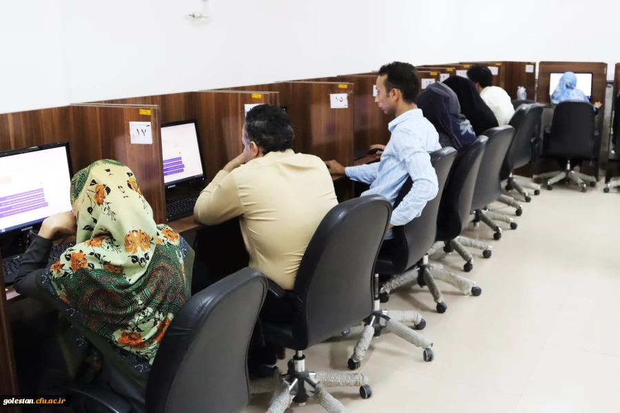 برگزاری آزمون جامع حضوری، الکترونیکی مهارت آموزان در پردیس های استان گلستان 9