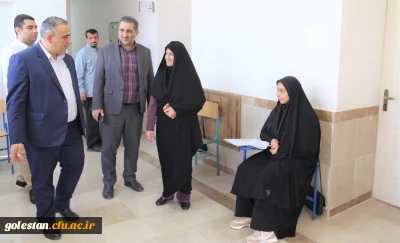 بازدید رئیس اداره حراست آموزش و پرورش استان گلستان ، از روند برگزاری مصاحبه پذیرفته شدگان آزمون استخدامی پیمانی ، در پردیس امام خمینی(ره) گرگان.
