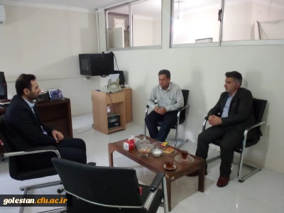 دیدار و گفتگوی میردیلمی سرپرست واحد دانشگاهی شهید بهشتی گنبد کاووس با قربانی رئیس هسته گزینش استان گلستان