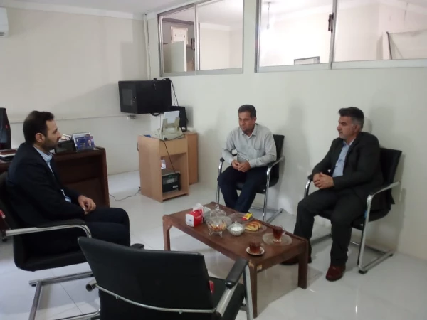 دیدار و گفتگوی میردیلمی سرپرست واحد دانشگاهی شهید بهشتی گنبد کاووس با قربانی رئیس هسته گزینش استان گلستان 2