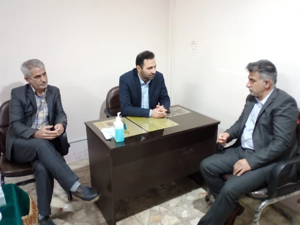 دیدار و گفتگوی میردیلمی سرپرست واحد دانشگاهی شهید بهشتی گنبد کاووس با قربانی رئیس هسته گزینش استان گلستان 4