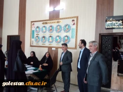 بازدید رئیس هسته گزینش استان به همراه سرپرست واحددانشگاهی شهیدبهشتی گنبدکاووس ازرونداجرای دعوت شدگان به مصاحبه استخدامی آموزش وپرورش درپردیس امام خمینی گرگان. 3