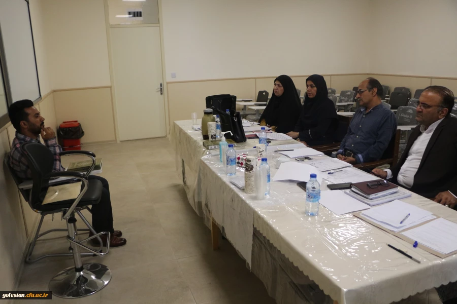 آغاز برگزاری مصاحبه پذیرفته شدگان آزمون استخدامی آموزش و پرورش در پردیس آیت الله خامنه ای گرگان  7