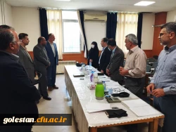 بازدید آقای تمسکنی زاهدی معاون پژوهش، برنامه ریزی و توسعه منابع آموزش پرورش استان گلستان به همراه دکتر موسی کیخا سرپرست دانشگاه فرهنگیان استان گلستان از روند برگزاری مصاحبه پذیرفته شدگان آزمون استخدامی در پردیس آیت الله خامنه ای گرگان 4