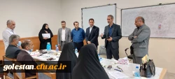 بازدید آقای جهان تیغ رئیس اداره استخدامی آموزش و پرورش به همراه آقای دانشفر رئیس اداره ضمن خدمت آموزش و پرورش استان گلستان از روند برگزاری مصاحبه پذیرفته شدگان آزمون استخدامی در پردیس آیت الله خامنه ای گرگان 2