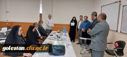 بازدید آقای جهان تیغ رئیس اداره استخدامی آموزش و پرورش به همراه آقای دانشفر رئیس اداره ضمن خدمت آموزش و پرورش استان گلستان از روند برگزاری مصاحبه پذیرفته شدگان آزمون استخدامی در پردیس آیت الله خامنه ای گرگان 3