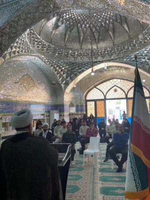 مراسم اعزام جهادگران بسیج دانشجویی به مناطق محروم با حضور ترابی امام جمعه گنبدکاووس ومیردیلمی سرپرست واحد دانشگاهی شهید بهشتی گنبدکاووس  6