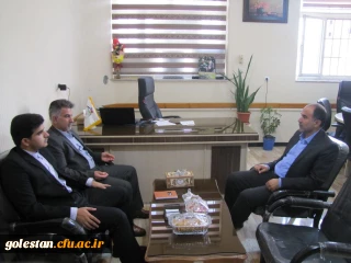 نشست مشترک سرپرست واحد دانشگاهی شهیدبهشتی گنبدکاووس با مدیر آموزش و پرورش آزادشهر  