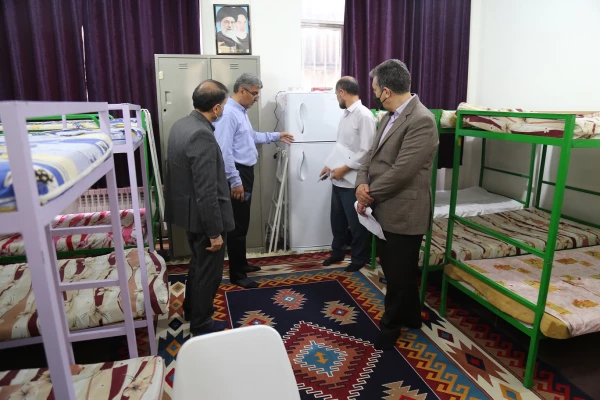 بازدید رئیس اداره اموال سازمان مرکزی دانشگاه فرهنکیان ، از پردیس امام خمینی(ره) گرگان  2