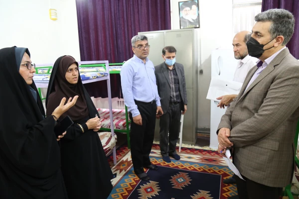 بازدید رئیس اداره اموال سازمان مرکزی دانشگاه فرهنکیان ، از پردیس امام خمینی(ره) گرگان  2