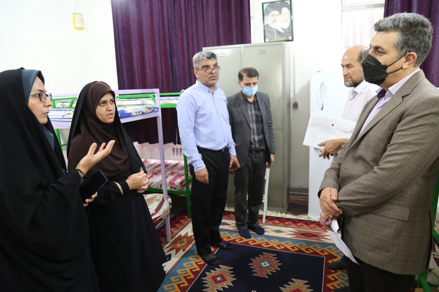 بازدید رئیس اداره اموال سازمان مرکزی دانشگاه فرهنکیان ، از پردیس امام خمینی(ره) گرگان  2