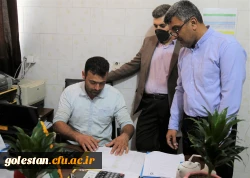 بازدید رئیس اداره اموال سازمان مرکزی دانشگاه فرهنکیان ، از پردیس امام خمینی(ره) گرگان  2