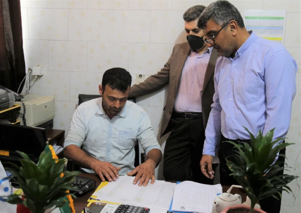 بازدید رئیس اداره اموال سازمان مرکزی دانشگاه فرهنکیان ، از پردیس امام خمینی(ره) گرگان  2