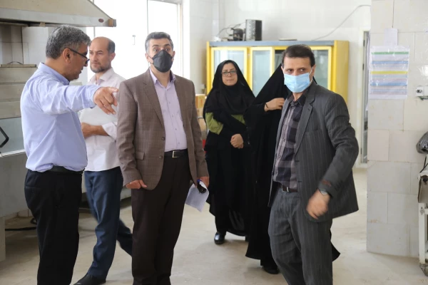 بازدید رئیس اداره اموال سازمان مرکزی دانشگاه فرهنکیان ، از پردیس امام خمینی(ره) گرگان  2