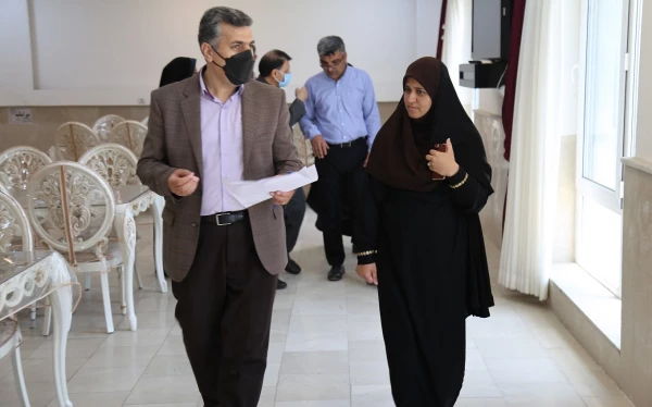 بازدید رئیس اداره اموال سازمان مرکزی دانشگاه فرهنکیان ، از پردیس امام خمینی(ره) گرگان  2