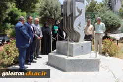 بیعت با شهدا با حضور ریاست دانشگاه فرهنگیان گلستان، مشاور معاون فرهنگی و اجتماعی دانشگاه فرهنگیان به همراه مسولین و مدیران ششمین جشنواره رویش 5