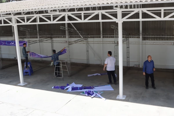 زارش تصویری از روند فعالیت ها در خصوص برگزاری جشنواره رویش در پردیس آیت الله خامنه ای گرگان 3