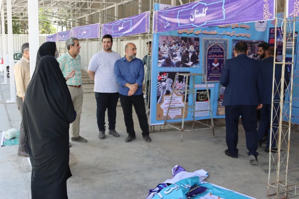 زارش تصویری از روند فعالیت ها در خصوص برگزاری جشنواره رویش در پردیس آیت الله خامنه ای گرگان 7