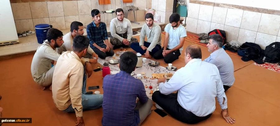 سرکشی مهندس میرنیا معاون برنامه ریزی واقتصادی فرمانداری ویژه گنبدکاووس ازقرارگاه بسیج دانشجویی شهید تولی 2