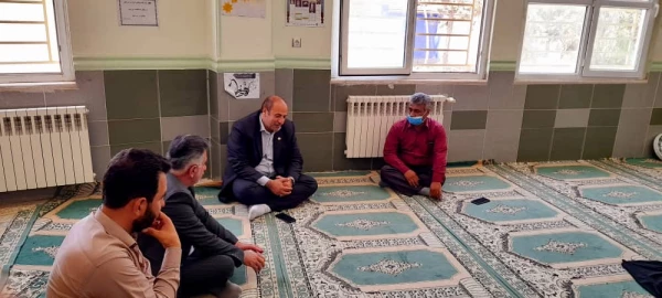 سرکشی مهندس میرنیا معاون برنامه ریزی واقتصادی فرمانداری ویژه گنبدکاووس ازقرارگاه بسیج دانشجویی شهید تولی 5