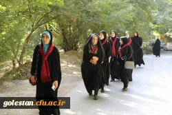 حضور مسئولین دانشگاه فرهنگیان پردیس امام خمینی (ره) گرگان به همرا دانشجو معلمان جشنواره رویش درتپه نورالشهدا و زیارت  شهدای گمنام 2