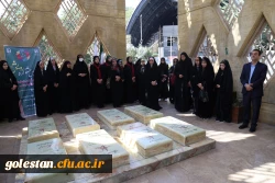 حضور مسئولین دانشگاه فرهنگیان پردیس امام خمینی (ره) گرگان به همرا دانشجو معلمان جشنواره رویش درتپه نورالشهدا و زیارت  شهدای گمنام 2