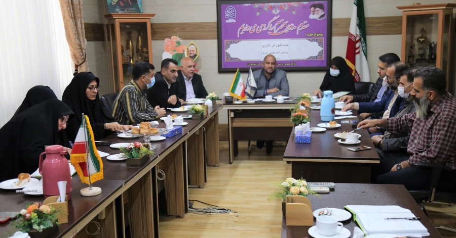 برگزاری جلسه شورای اداری دانشگاه فرهنگیان پردیس امام خمینی(ره) گرگان 2